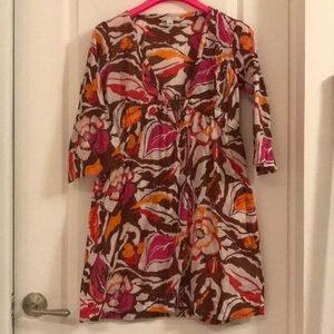 Banana Republic 100% cotton floral print tunic top